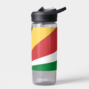Water bottle with Seychelles Colours Design