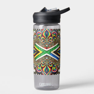 Water bottle with South African Colours Design