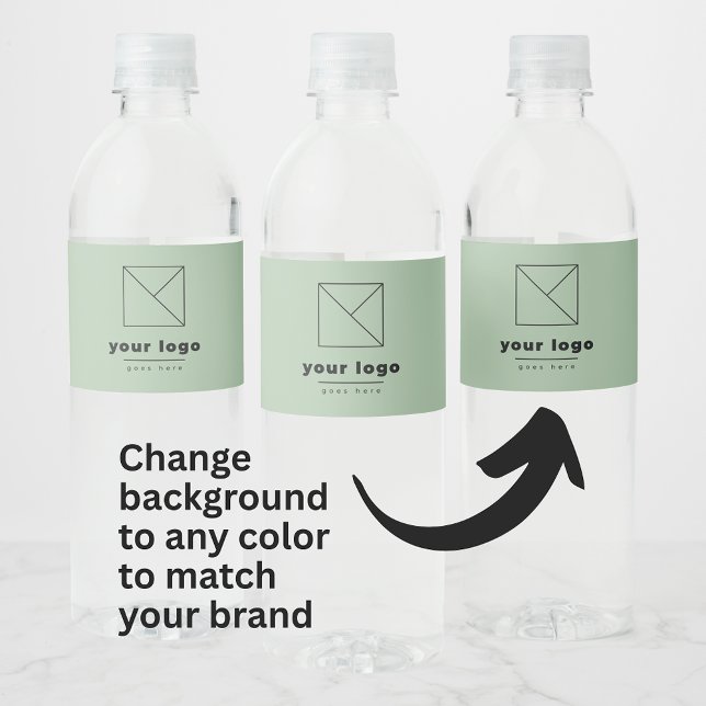 Water Bottles Your Logo Promotional Any Colour Water Bottle Label (Creator Uploaded)