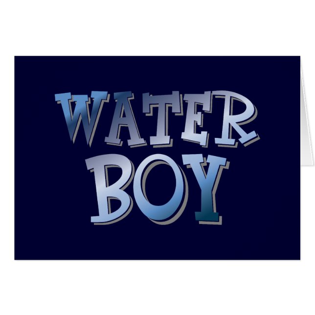 Water Boy (Front Horizontal)