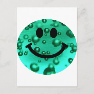 Water bubbles postcard