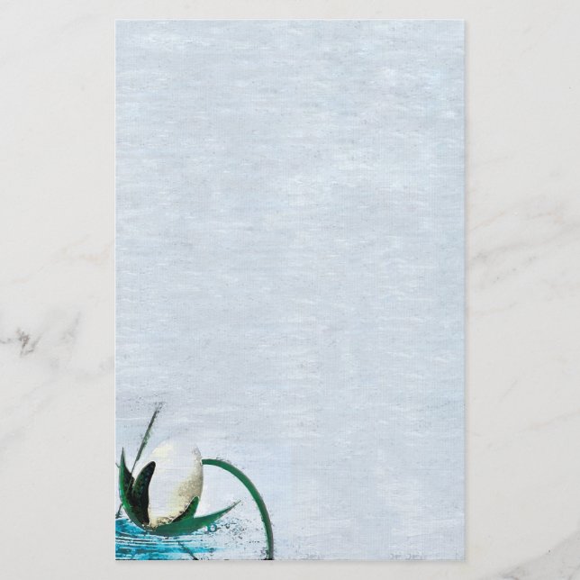 water bud stationery (Front)