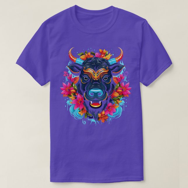 Water Buffalo Happiness TShirt (Design Front)