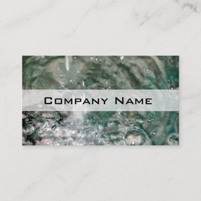Water Business Card (Front)
