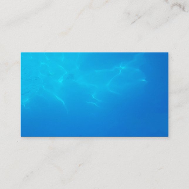 Water Business Card (Front)