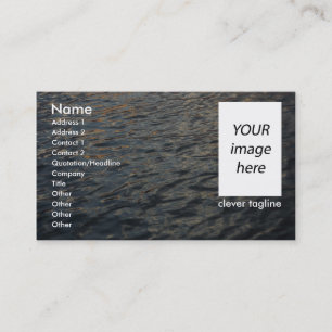 Water Business Card Template