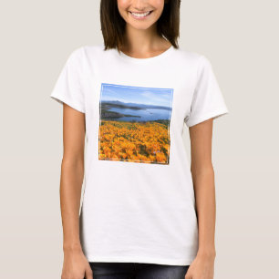 Water   California Lake With Golden Poppies T-Shirt