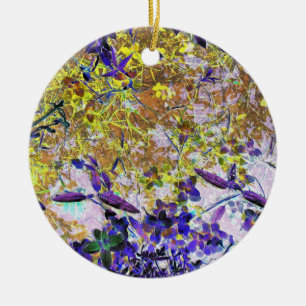 WATER CERAMIC TREE DECORATION