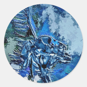 WATER CLASSIC ROUND STICKER