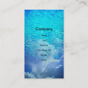 Water & Clouds Business Card
