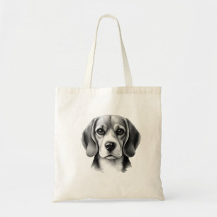 Water Color Beagle Tote Bag