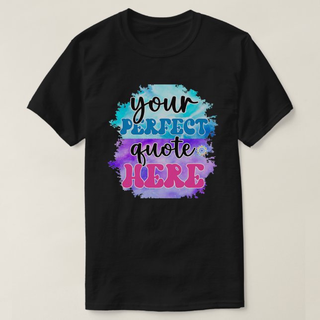 Water Colour 10 T-Shirt (Design Front)