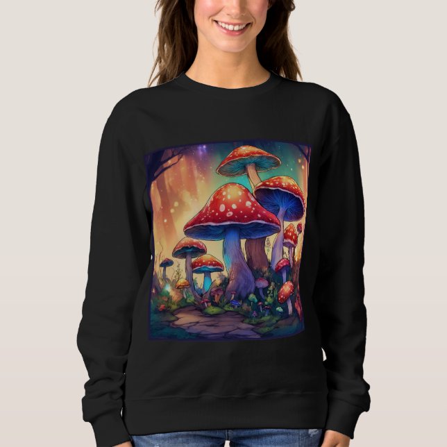 water colour cactus art sweatshirt (Front)