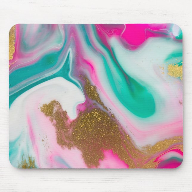 Water Colour Design  Mouse Pad (Front)