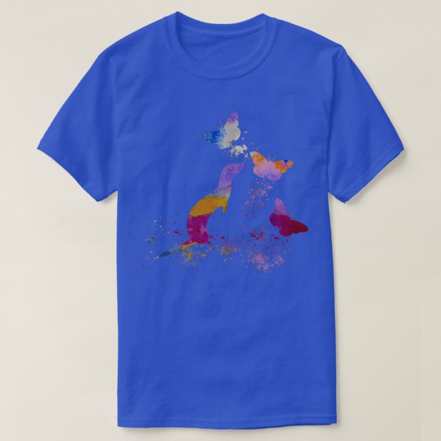 Water colour Ferret T-Shirt (Design Front)
