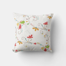 Water Colour Flowers Pattern Custom Background