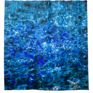 Water Colour - Indigo Shower Curtain