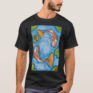 Water colour Koi Pond T-Shirt