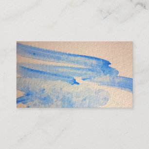 Water Colour Natural Texture Style Business Card