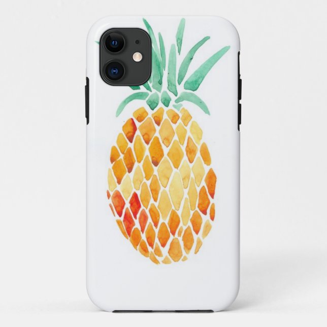 Water- Colour Pineapple Case-Mate iPhone Case (Back)