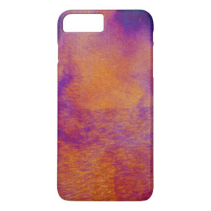 Water colour red yellow blue purple graphic art iPhone 8 plus/7 plus case