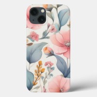 Water Colour Small Flower Design iPhone 13 Case