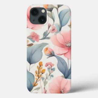 Water Colour Small Flower Design iPhone 13 Case