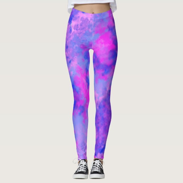 Water Coloured Leggings (Front)