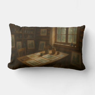 Water Colourist and Jewellery Studio Throw Pillows