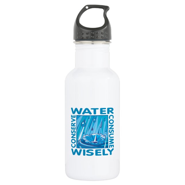 Water Conservation 532 Ml Water Bottle (Front)