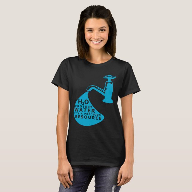 Water Conservation and Sustainablity T-Shirt (Front Full)
