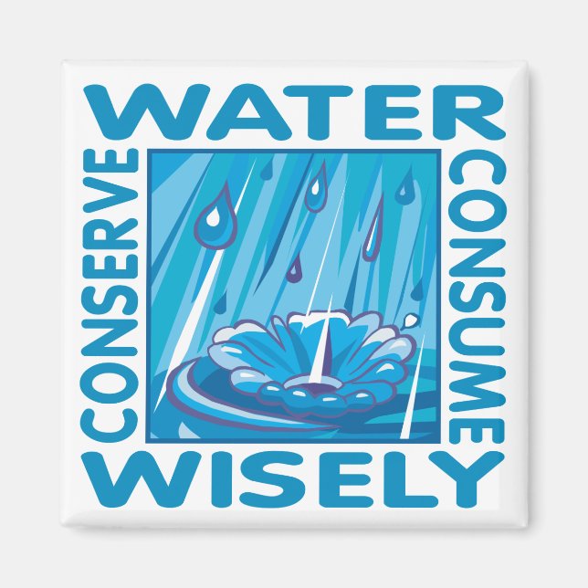 Water Conservation Magnet (Front)