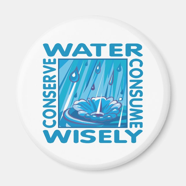 Water Conservation Magnet (Front)