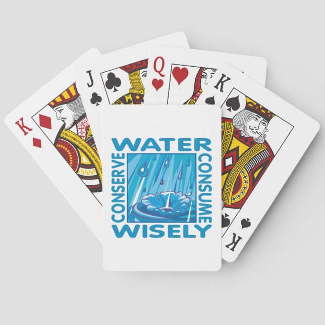 Water Conservation Playing Cards (Back)