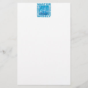 Water Conservation Stationery