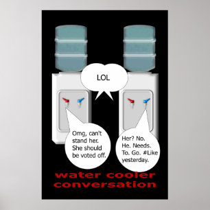Water Cooler Conversation Poster