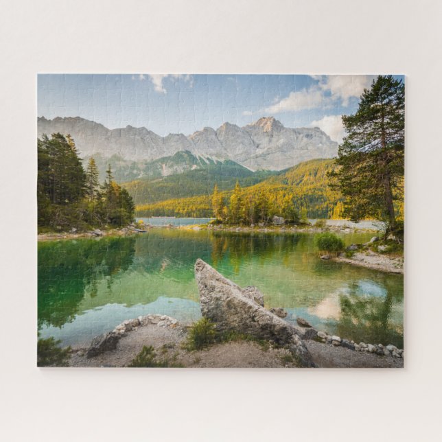 Water | Dachstein Mountains Lake Germany Jigsaw Puzzle (Horizontal)