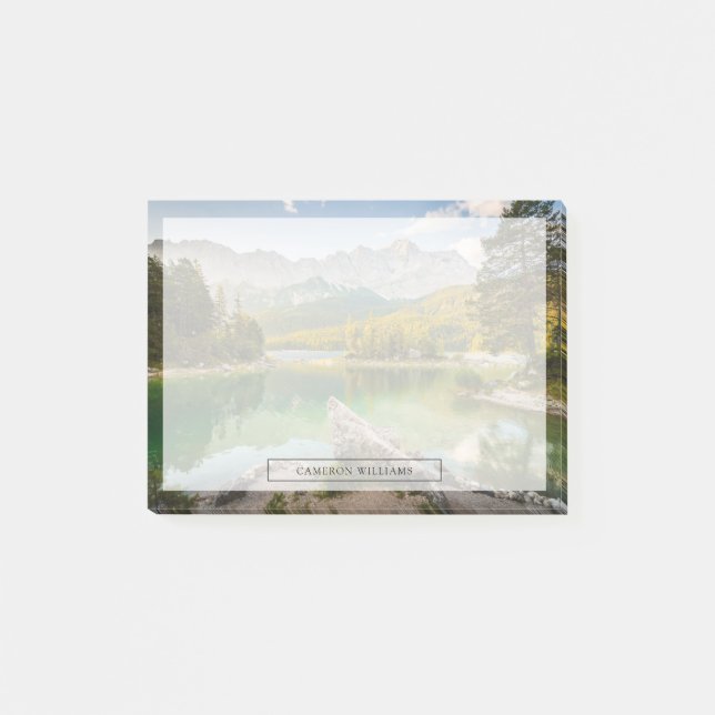 Water | Dachstein Mountains Lake Germany Post-it Notes (Front)
