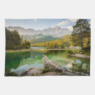 Water   Dachstein Mountains Lake Germany Tea Towel