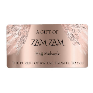 Water Decor Wedding favour Rose Gold Silver Diamon