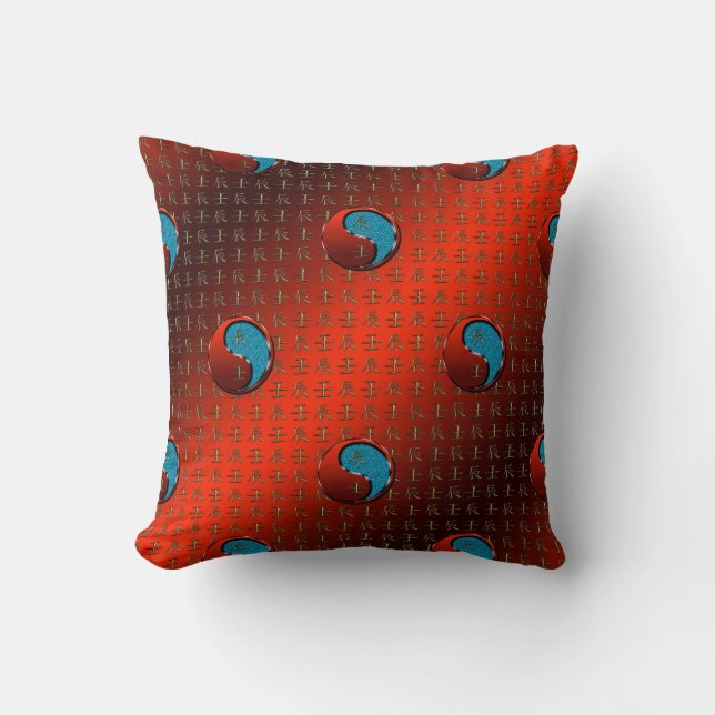 Water Dragon Cushion (Front)