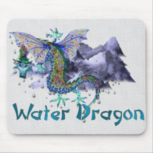 Water Dragon Mouse Pad
