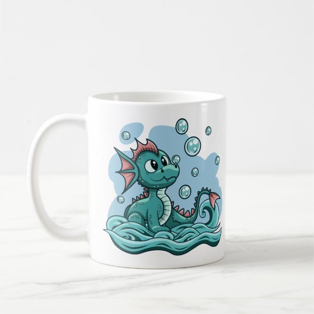 Water Dragon Mug (Left)