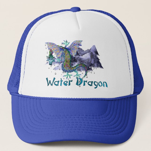 Water Dragon Trucker Hat (Front)