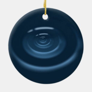 Water Drop Ceramic Tree Decoration