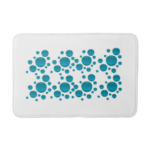 Water Drop Design Bath Mat