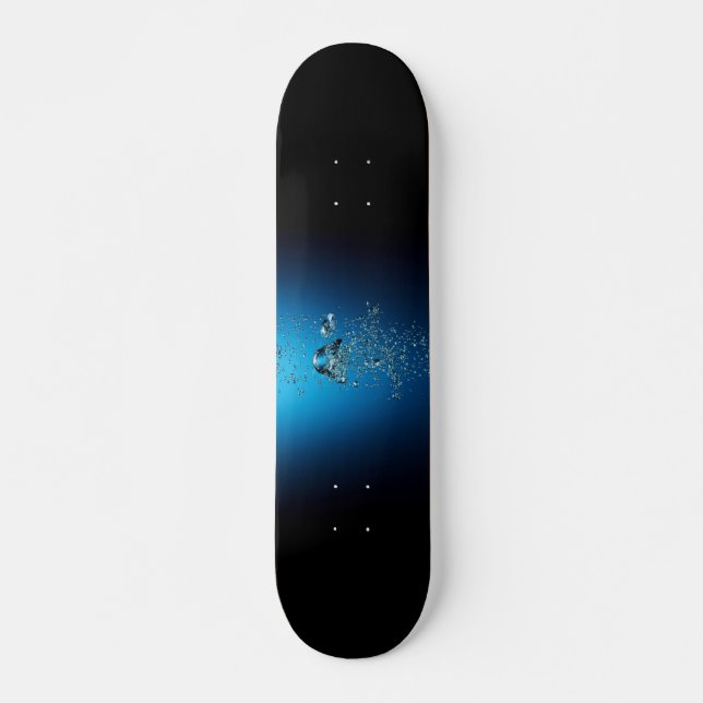 Water-Drop design Skateboard (Front)