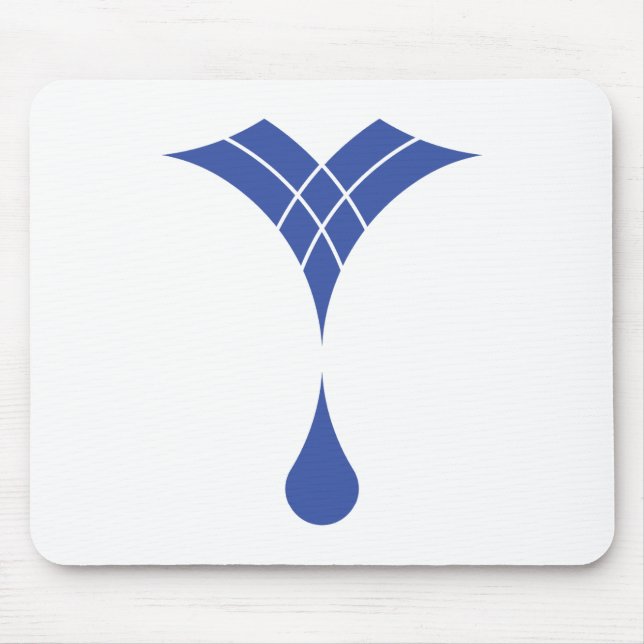 water drop logo on mouse pad (Front)