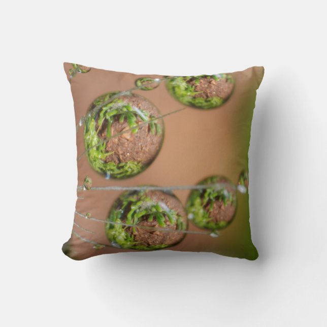 Water Droplet Reflection Cushion (Front)