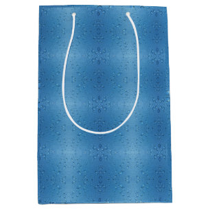 Water Droplets Against Blue Sky Medium Gift Bag